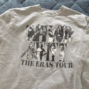 Taylor Swift Gray The Eras Tour Sweatshirt